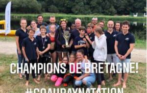Auray Natation défend son titre de champion de Bretagne Eau Libre