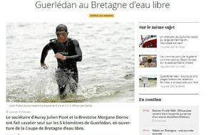 Eau Libre BZH 2021: Auray Natation en tête après la première étape à Guerlédan 