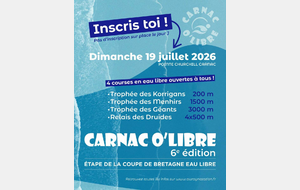 CARNAC O’LIBRE, c’est le dimanche 19 juillet !