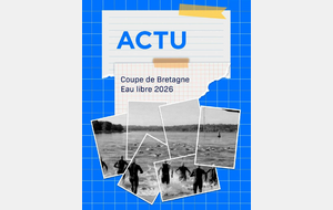 Planning de la Coupe de Bretagne Eau Libre 2026