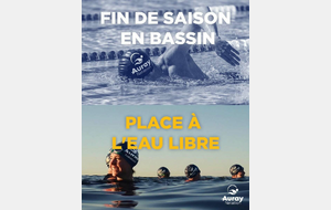 [EAU LIBRE] Les entraînements en bassin se terminent... La mer vous attend ! 🌊✨