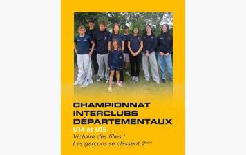[COMPÉTITION] Pluie de podiums pour nos U14/U15 aux Interclubs ! 🏊‍♂️🎉
