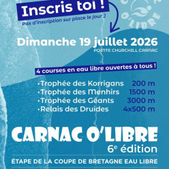 CARNAC O’LIBRE, c’est le dimanche 19 juillet !